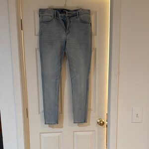 Express Women's Skinny Jeans in Light Blue